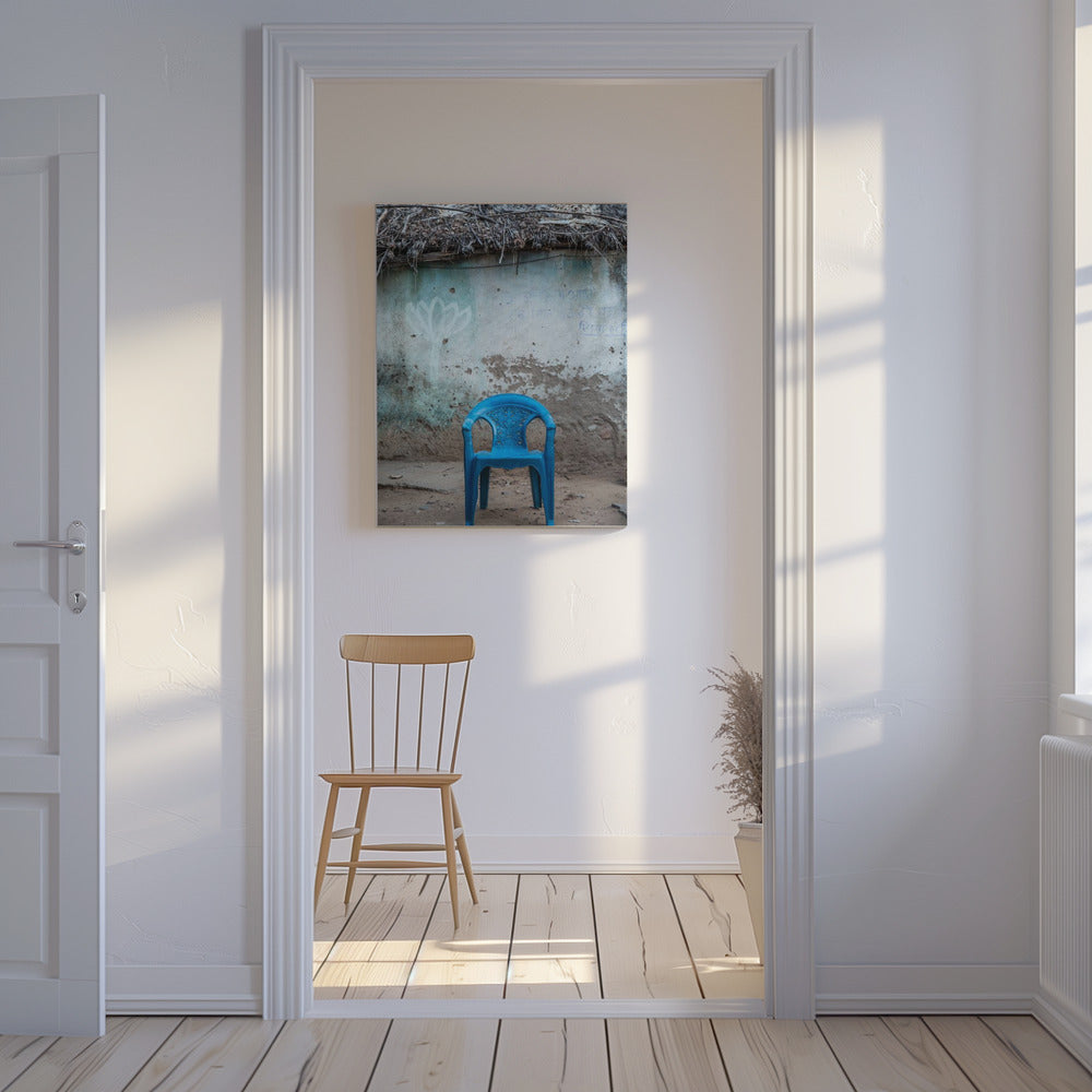 Lonely Blue Chair | Canvas