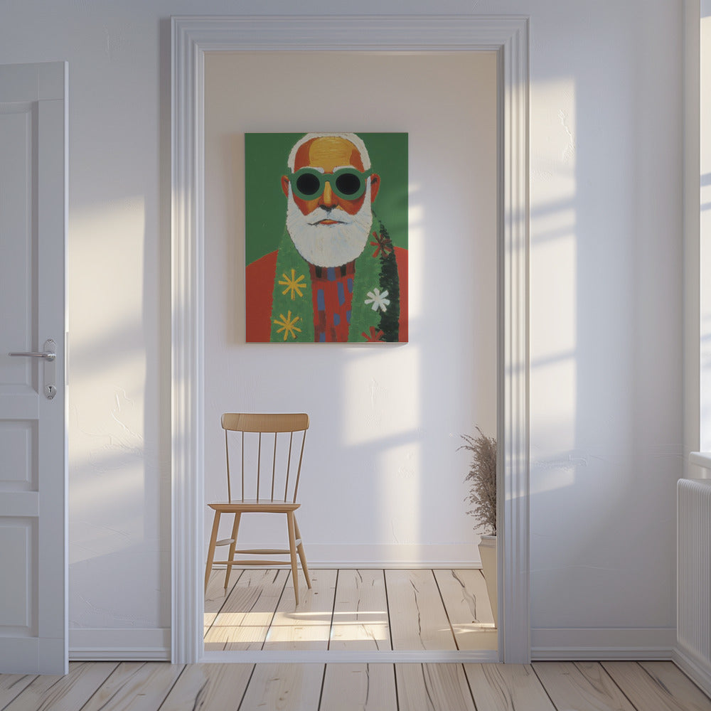 Sunny Santa Style | Canvas