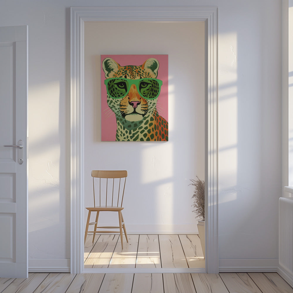 Cool Cat Portrait | Canvas