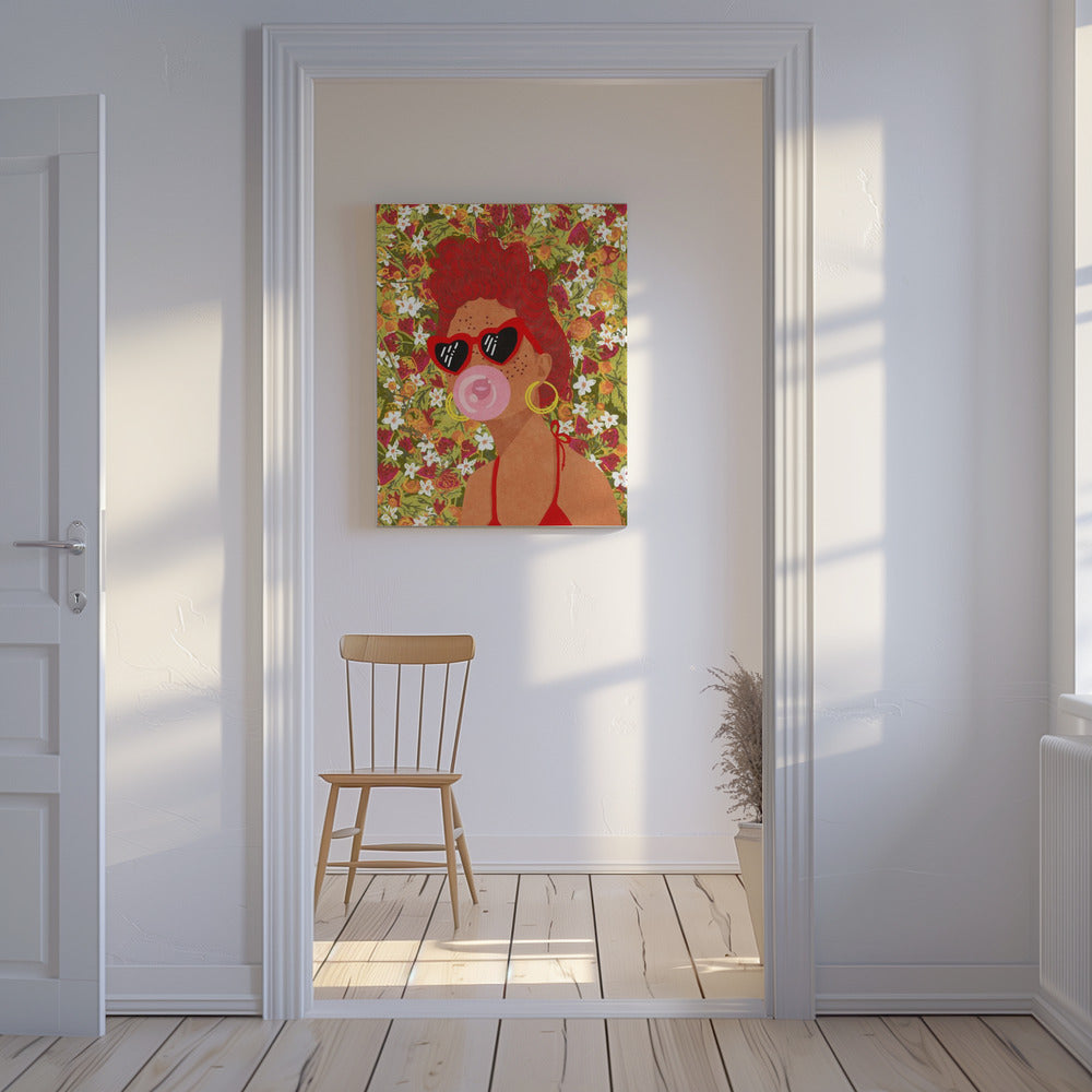 Strawbeery Lady | Canvas