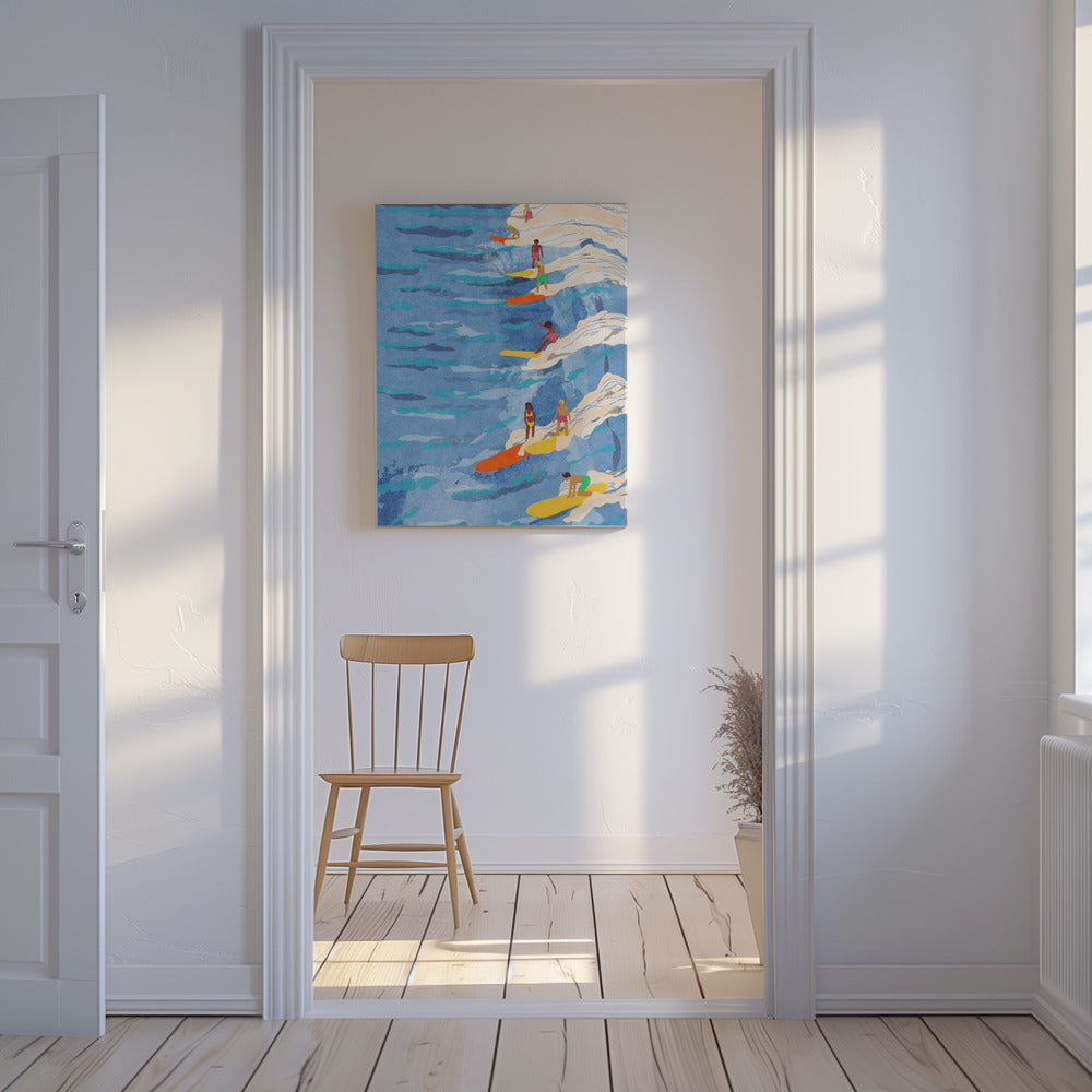 chilled surfing | Canvas