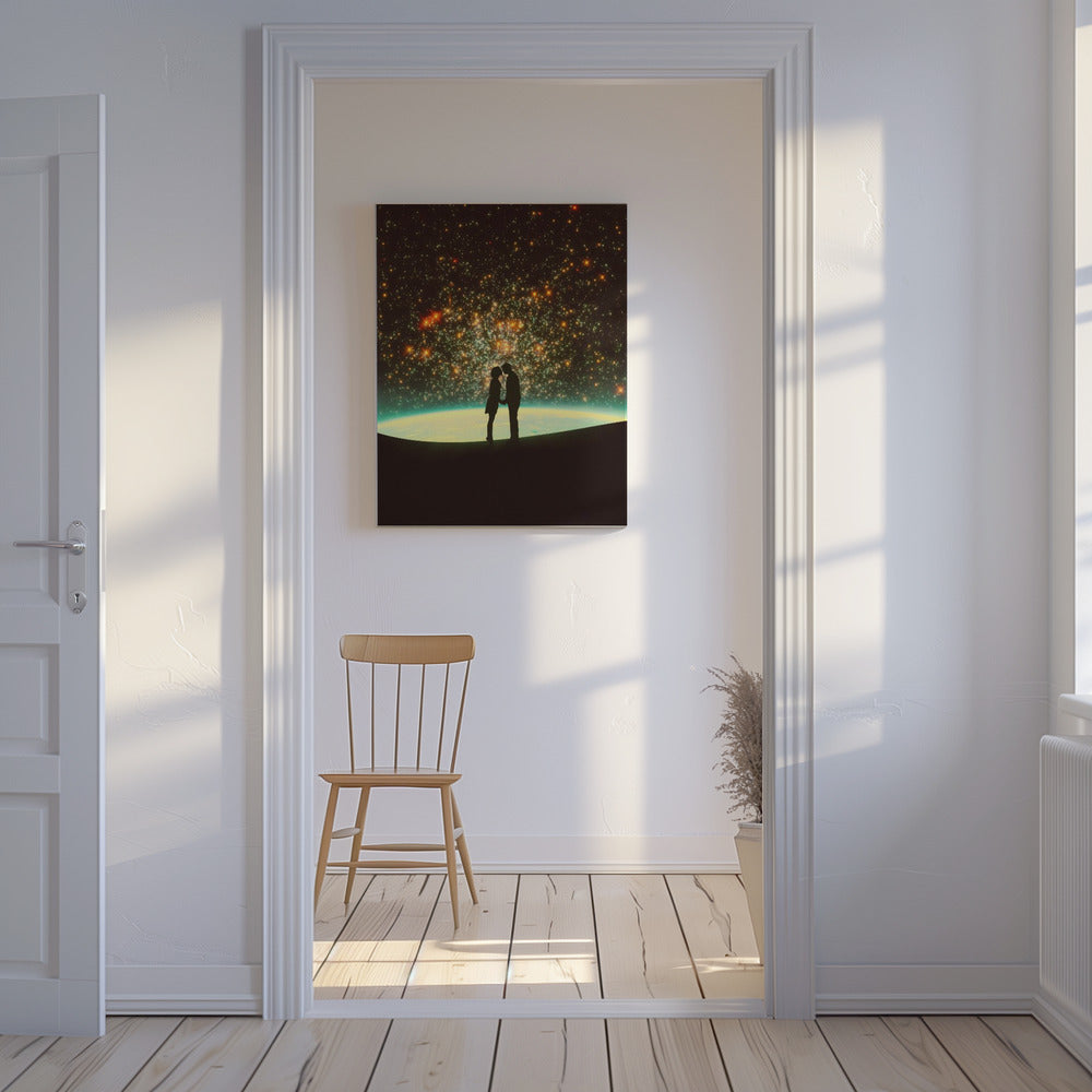 A Cosmic Kiss | Canvas