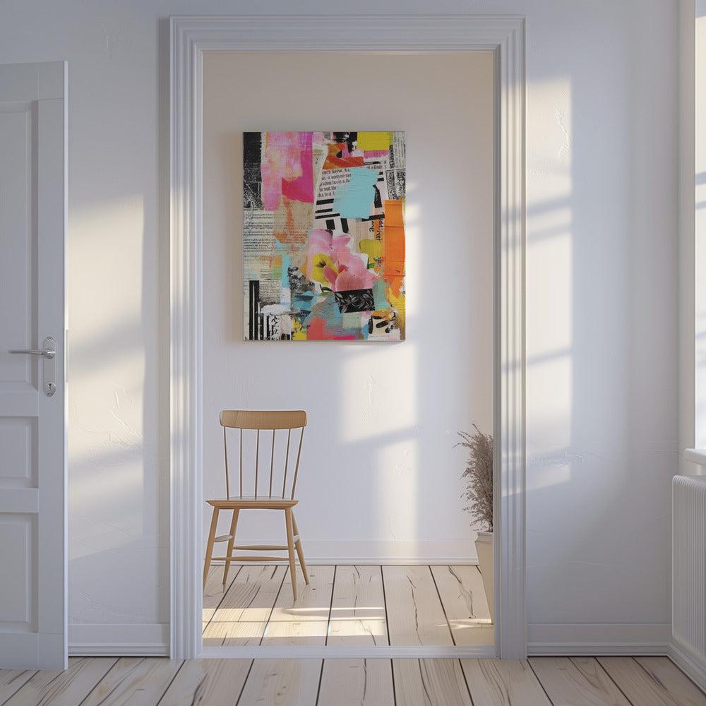 Urban Flower Collage | Canvas