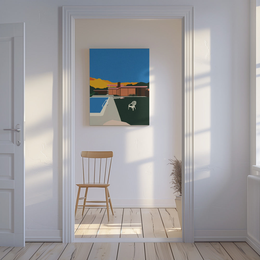Kaufmann Desert House Poolside | Canvas
