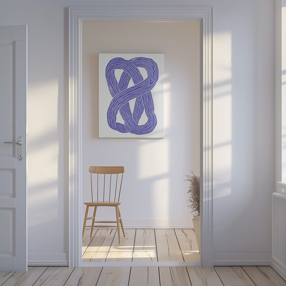 Blue Infinity Loop | Canvas