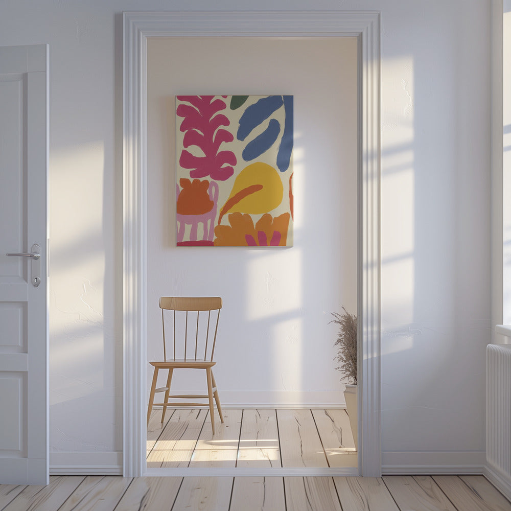 Bold Floral Dance | Canvas