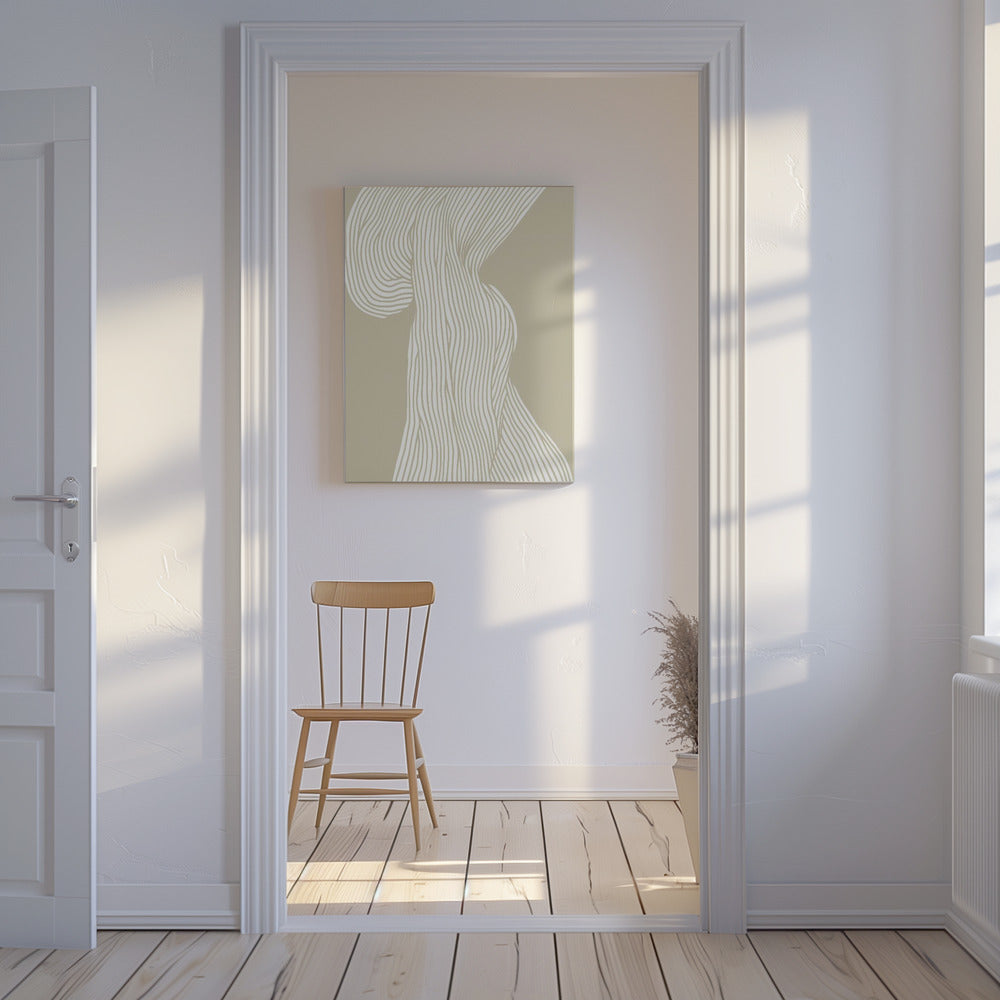 Flowing Lines Canvas | Canvas