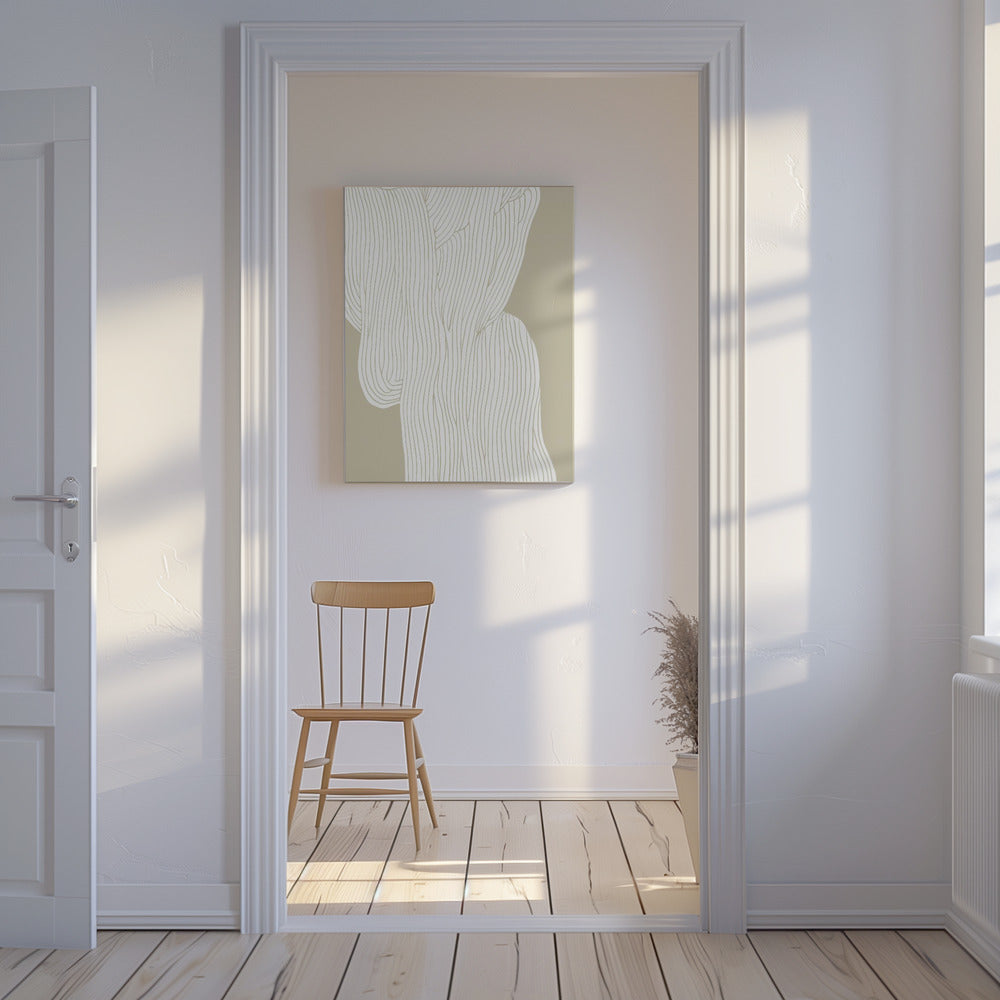 Flowing Line Harmony | Canvas