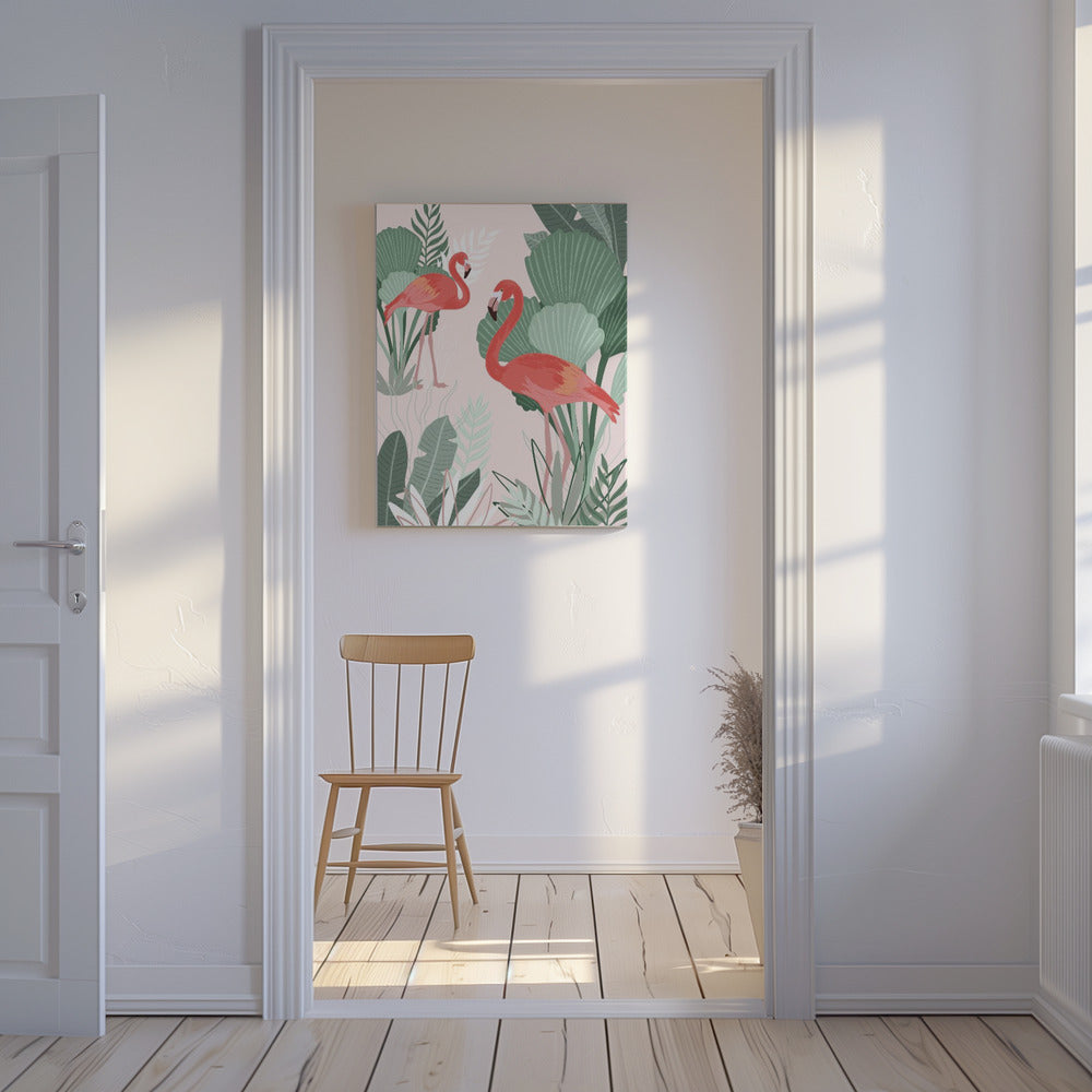 Flamingo Dreams | Canvas
