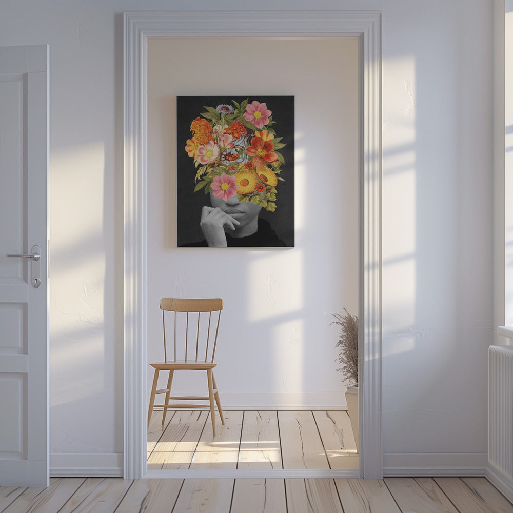 Colourful Vintage Bouquet | Canvas