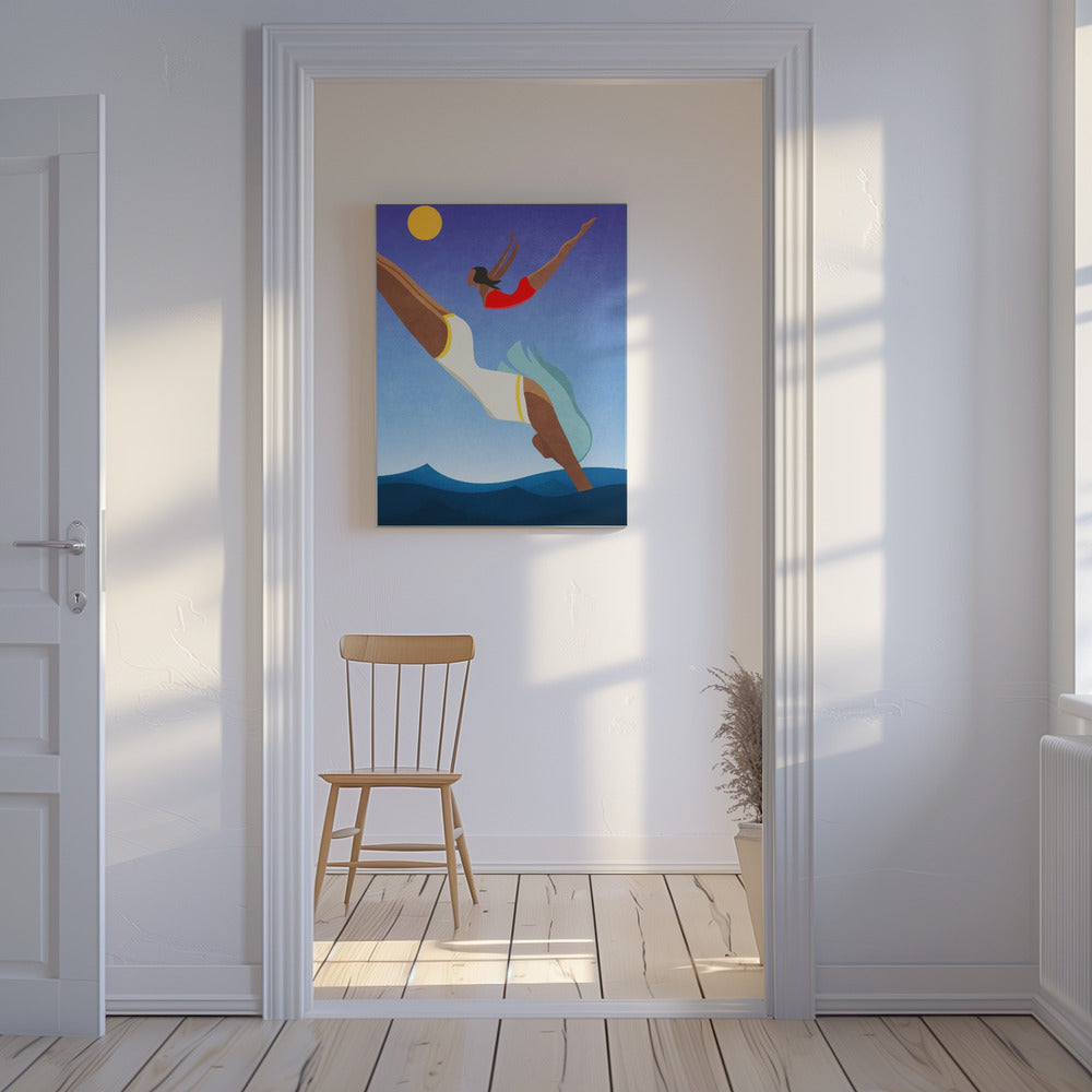 Graceful Dive | Canvas