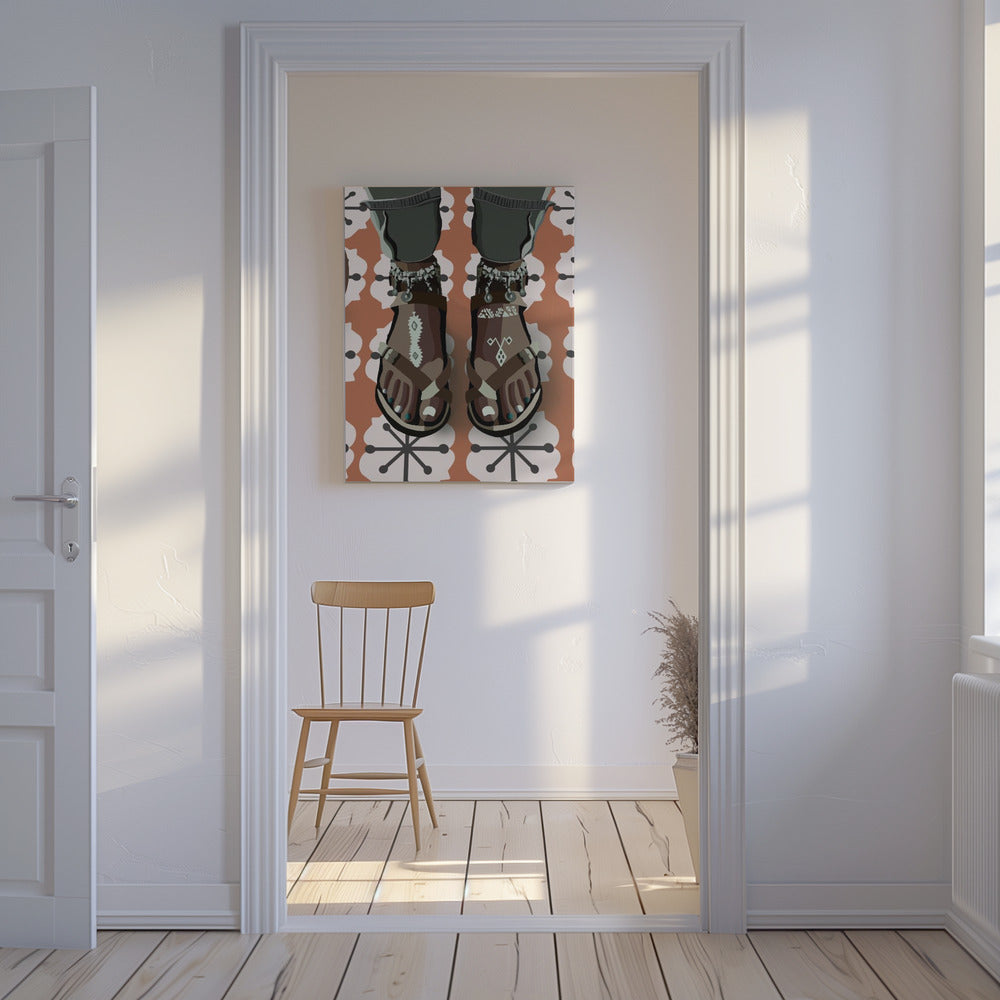 Patterned Steps | Canvas
