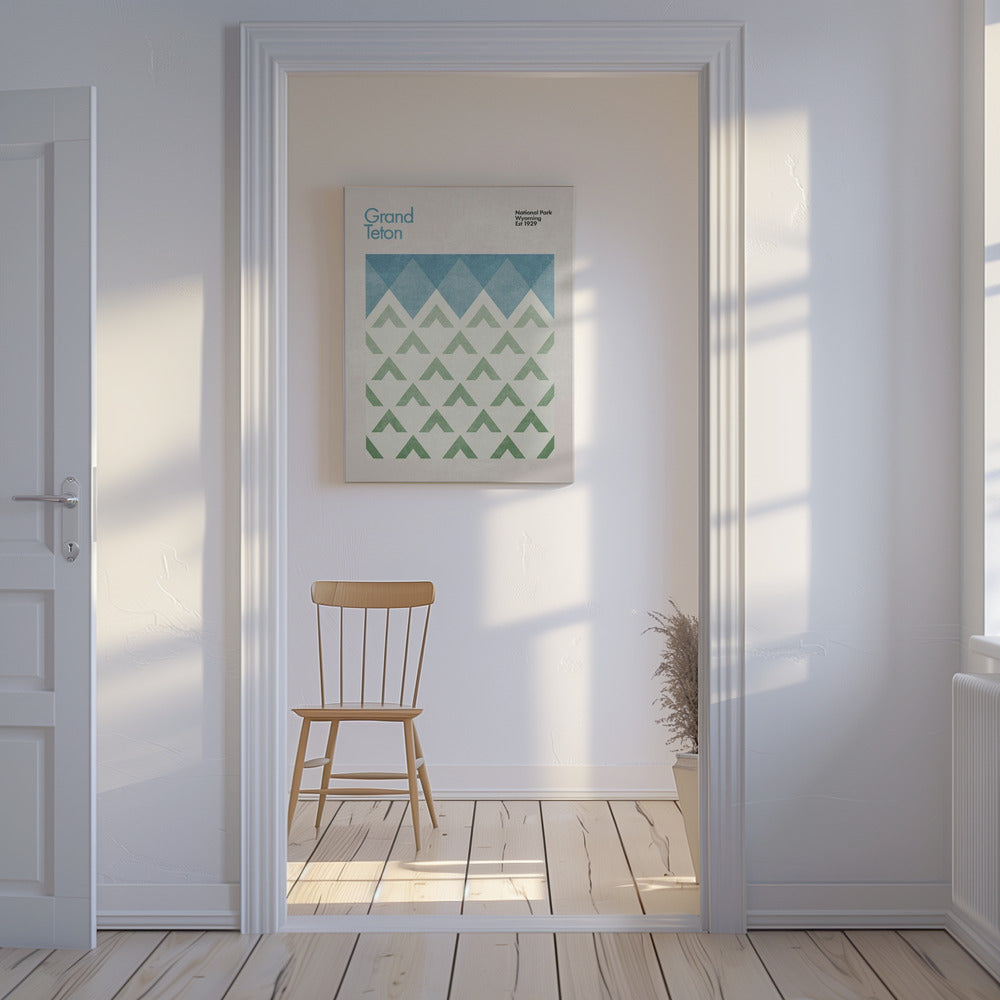 Geometric Peaks | Canvas