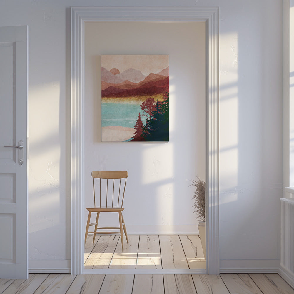 Misty Mountain Dawn | Canvas