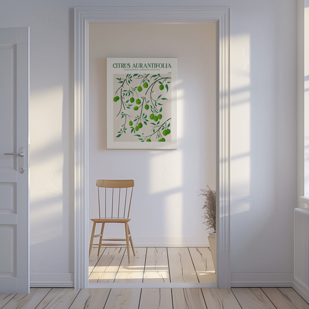Botanical Lime Bliss | Canvas