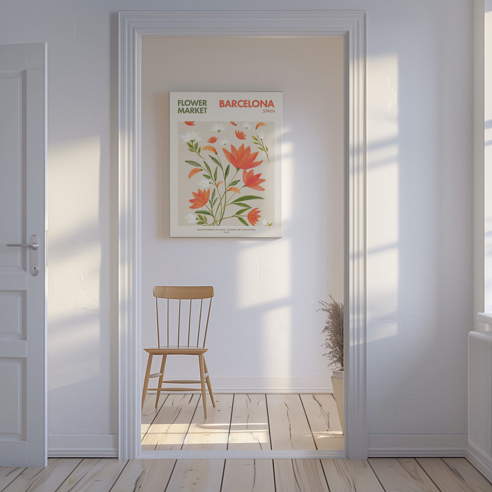 Barcelona Blooms | Canvas