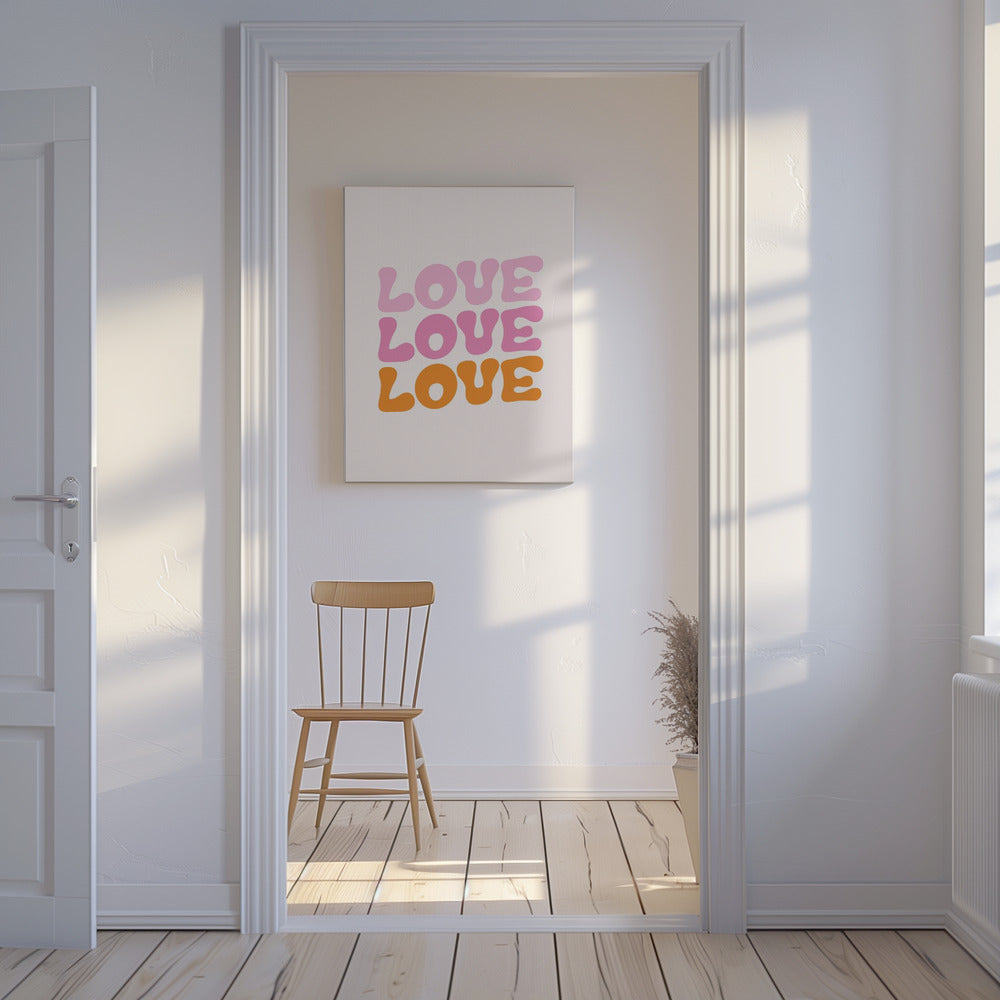 Retro Love | Canvas