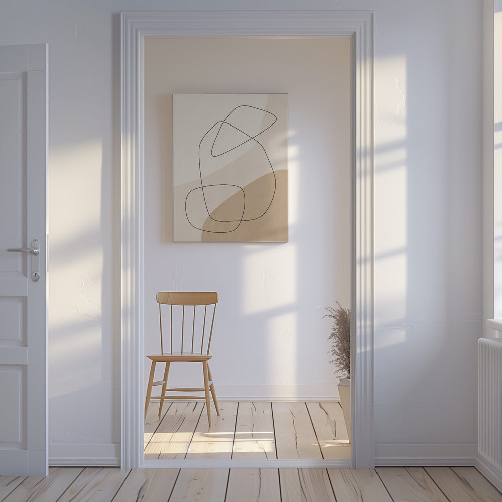 Graphic Shapes &amp; Lines Poster | Canvas