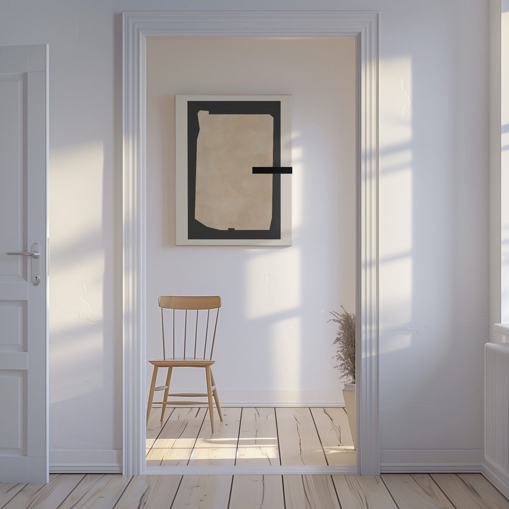 Abstract Beige Painting | Canvas