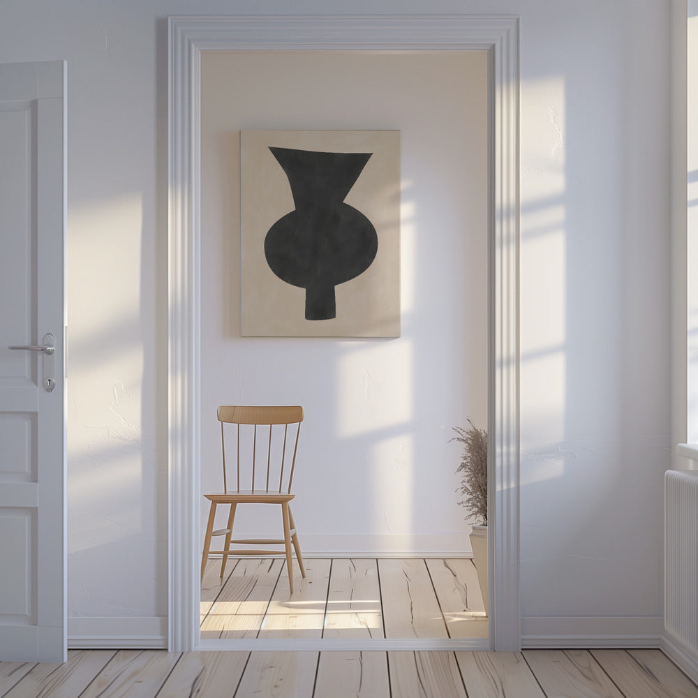 Abstract Vase Silhouette | Canvas