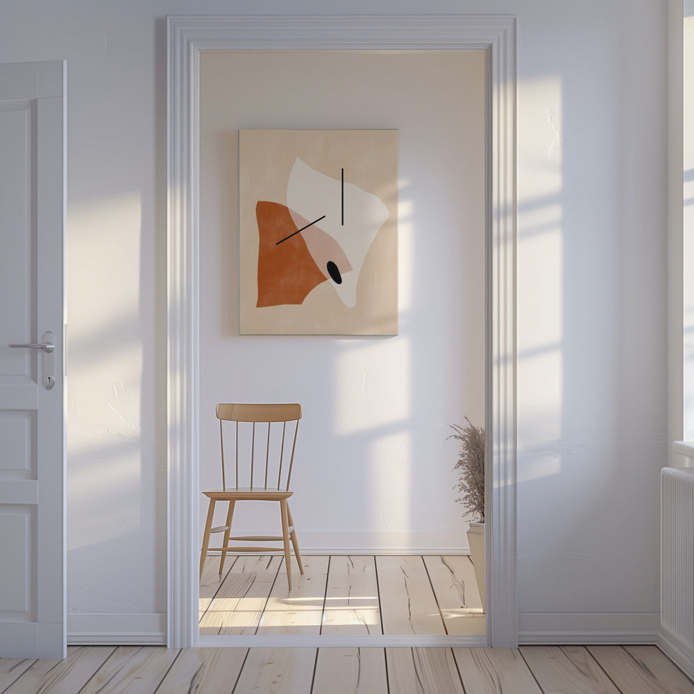 Geometric Shapes In Earthy Tones | Canvas