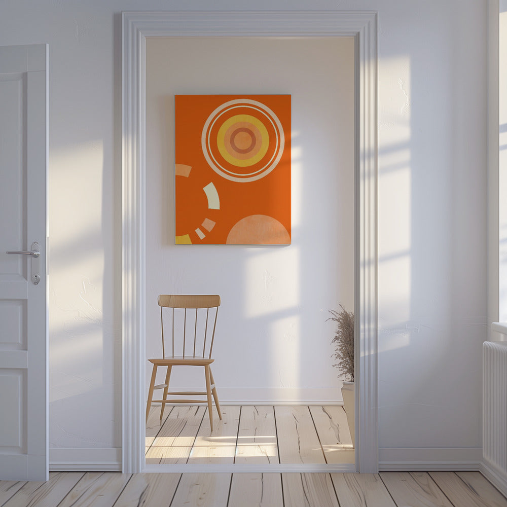 Spring Mid Rhapsody Orange 4 | Canvas