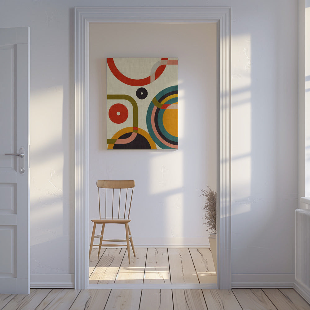 Mid Century Cirque | Canvas