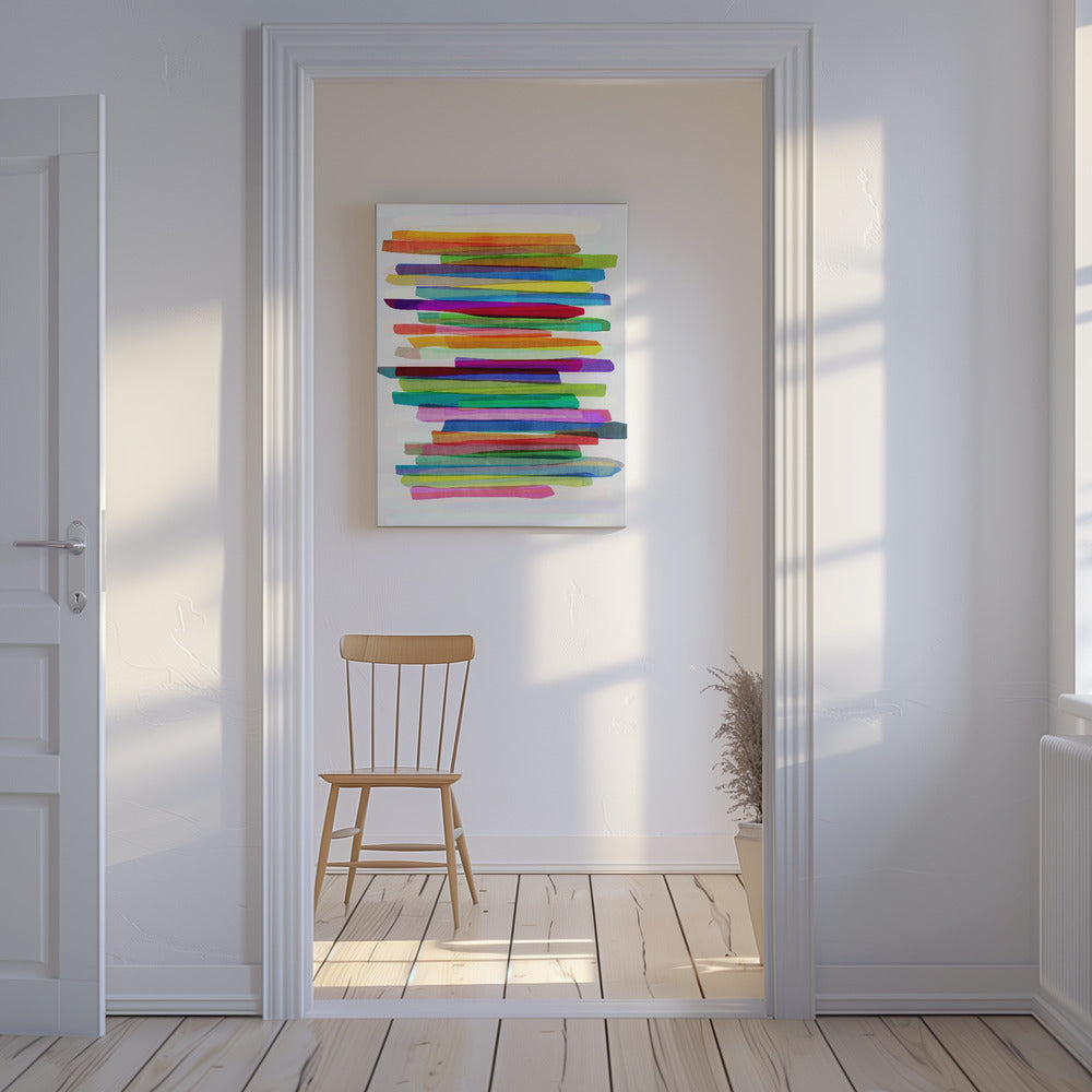 Colorful Stripes 1 | Canvas