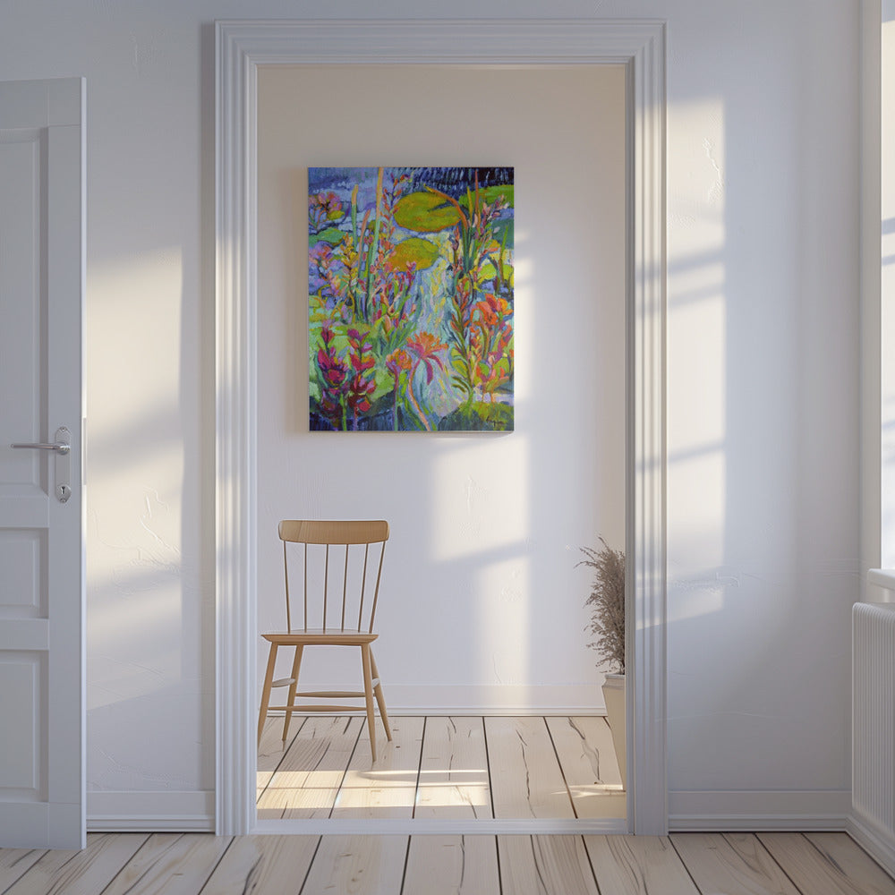 Vibrant Garden Path | Canvas