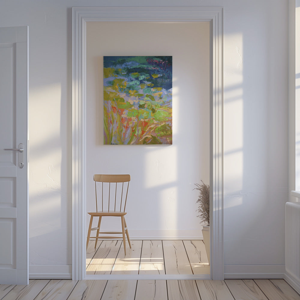 Vibrant Water Lilies | Canvas