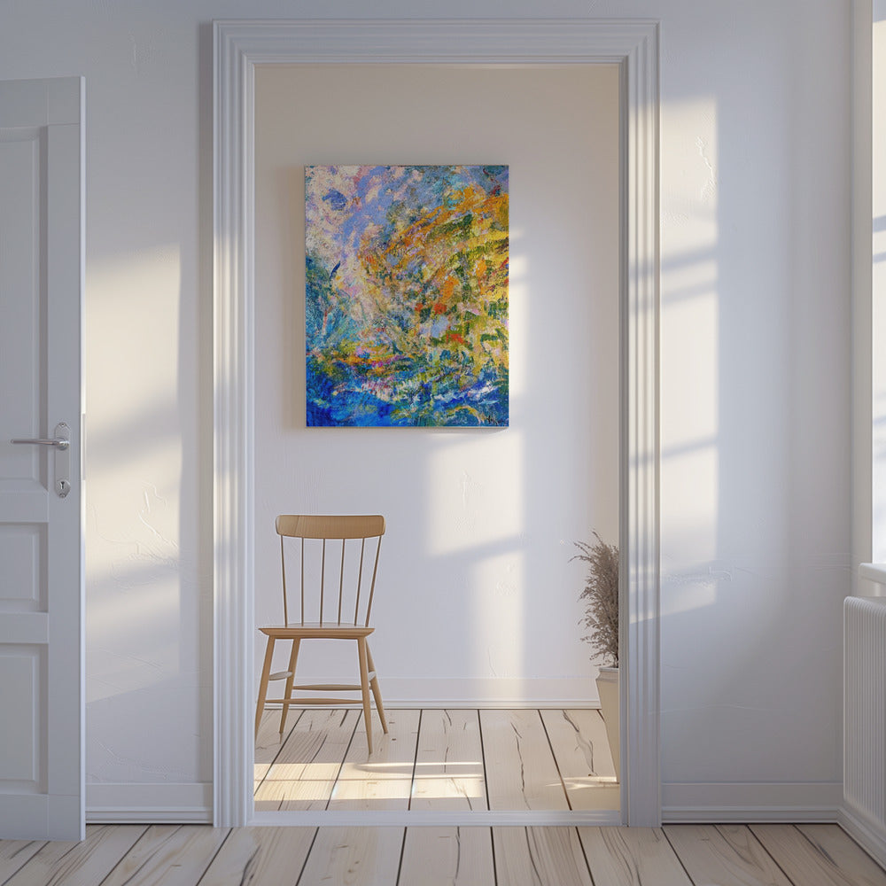 A Symphony of Green Hues | Canvas