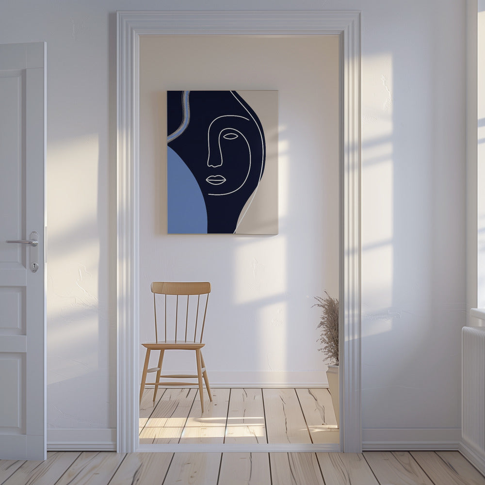 Line Art Face | Canvas