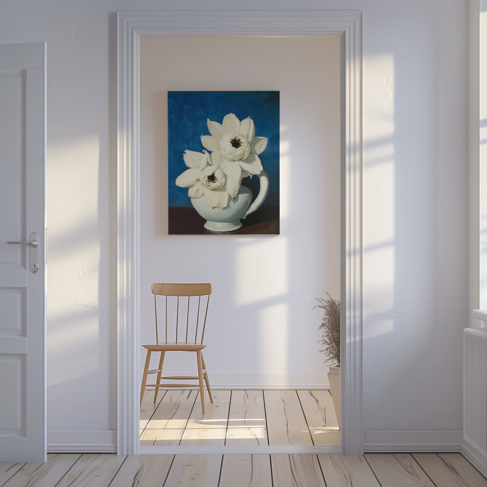 White Petal Symphony | Canvas