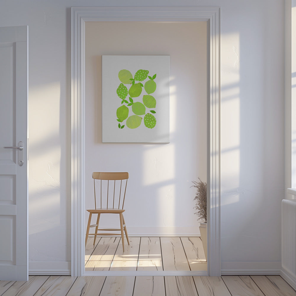 Lime Crowd | Canvas