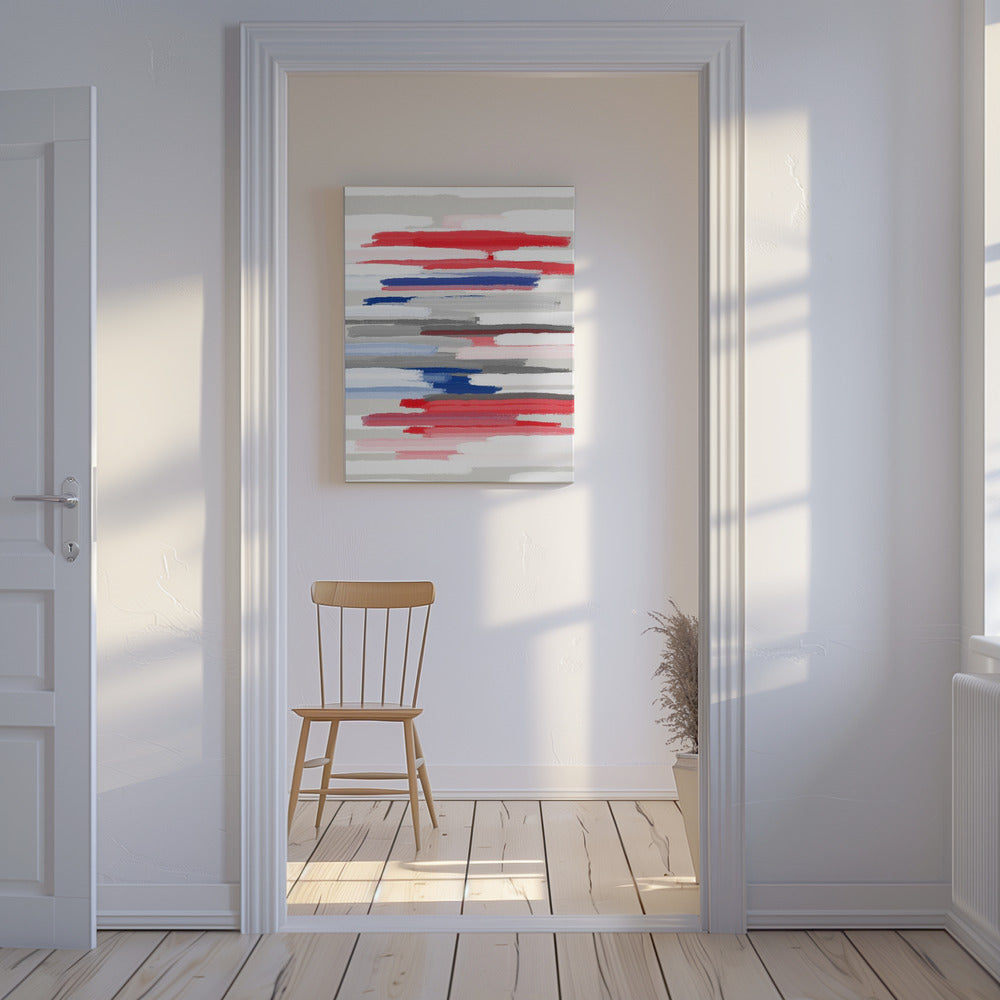 BILLS RED WHITE AND BLUES | Canvas