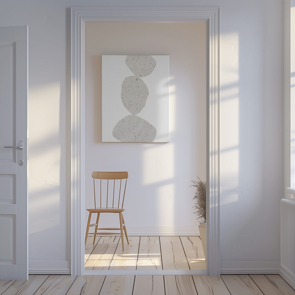 Stacked Stone Shapes | Canvas
