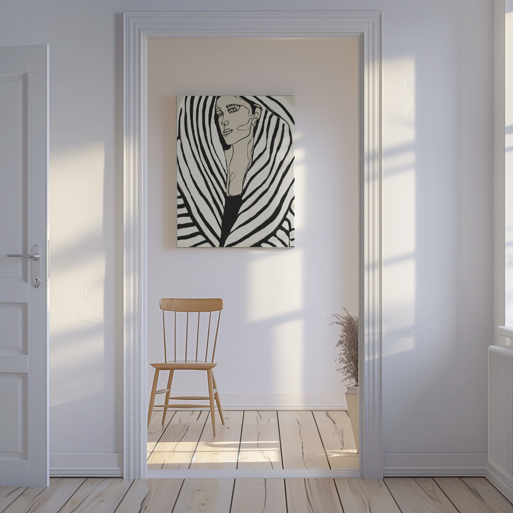 Striped Elegance | Canvas