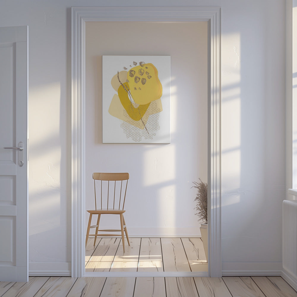Golden moon | Canvas