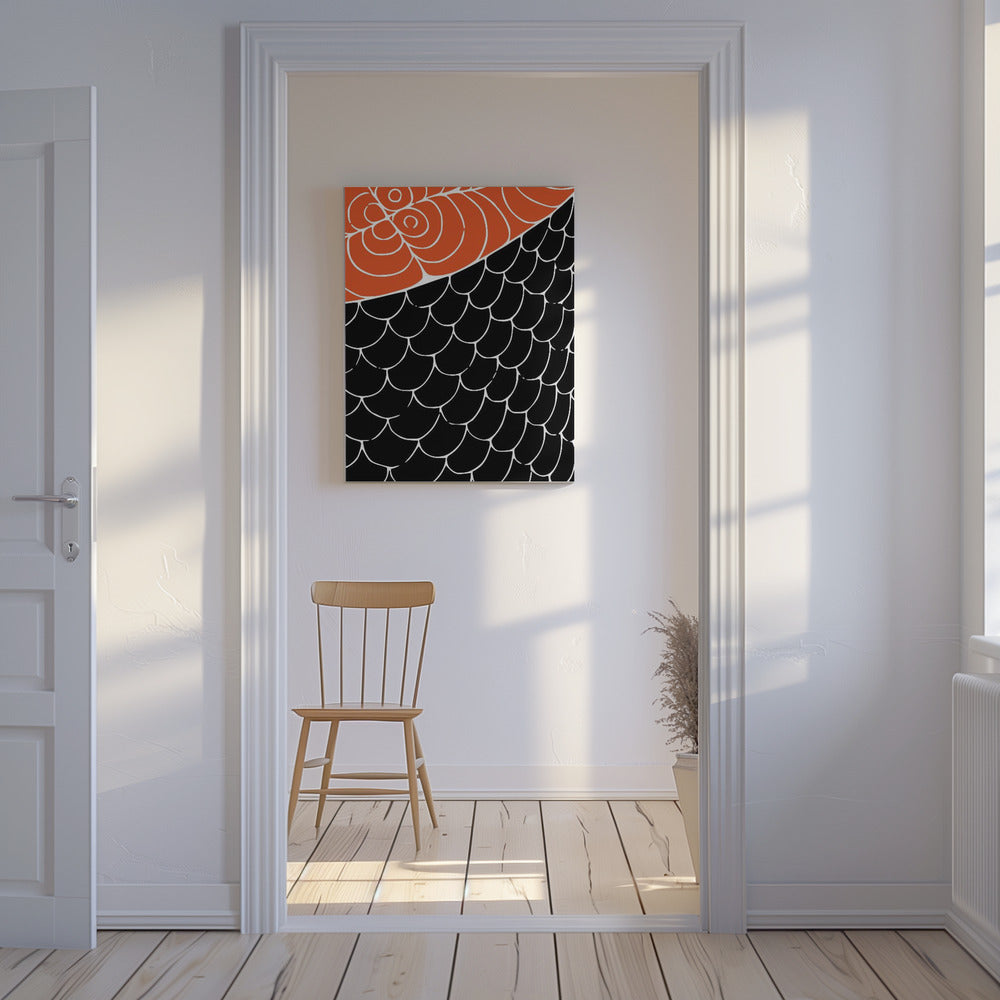 Sashimi Red and Black | Canvas