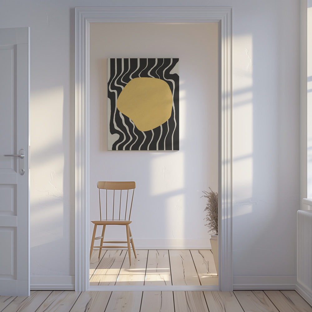 Golden Wave Harmony | Canvas