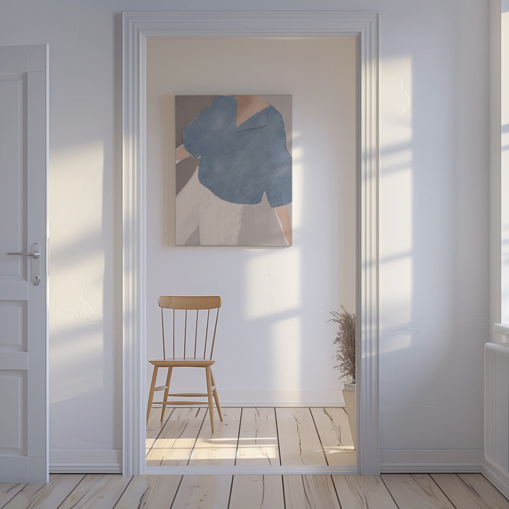 Striped Shirt Wanderer | Canvas