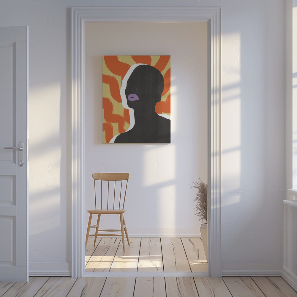 Anonymous Portrait In the Sun | Canvas