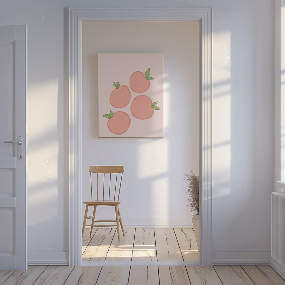 Peachy Quartet | Canvas