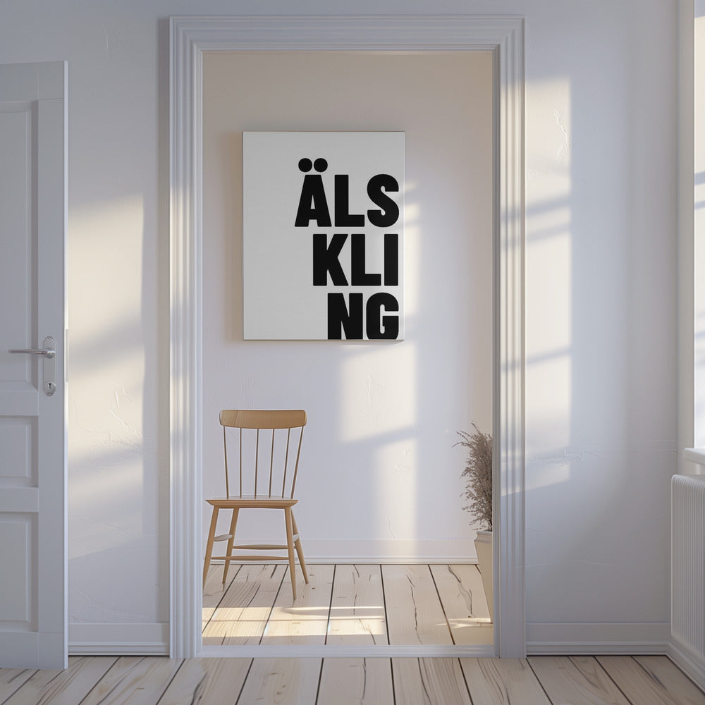 Bold Letters of Love | Canvas