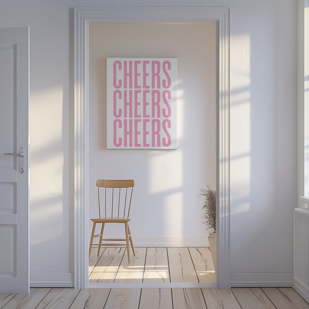 Triple Cheers Display | Canvas