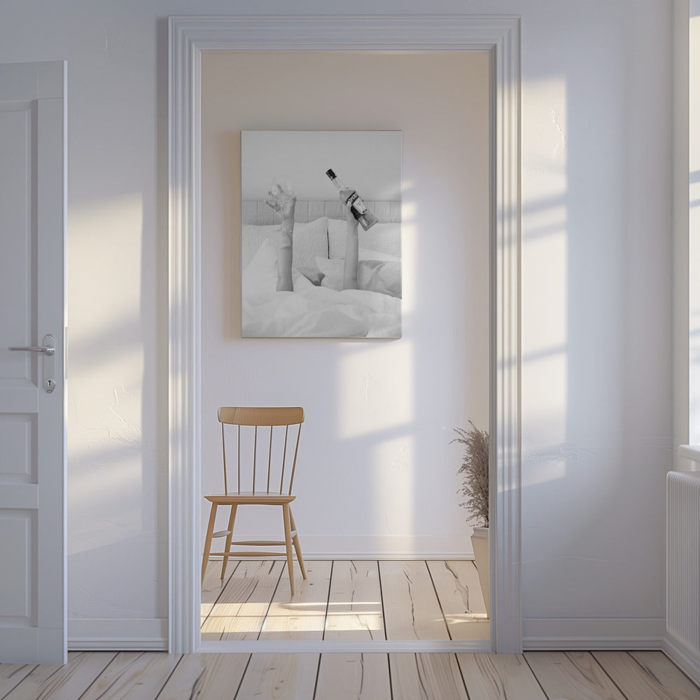 Aperol In Bed Low Key | Canvas