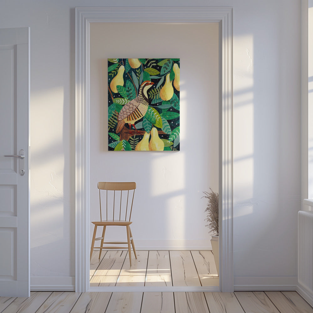 Partridge in a pear tree | Canvas