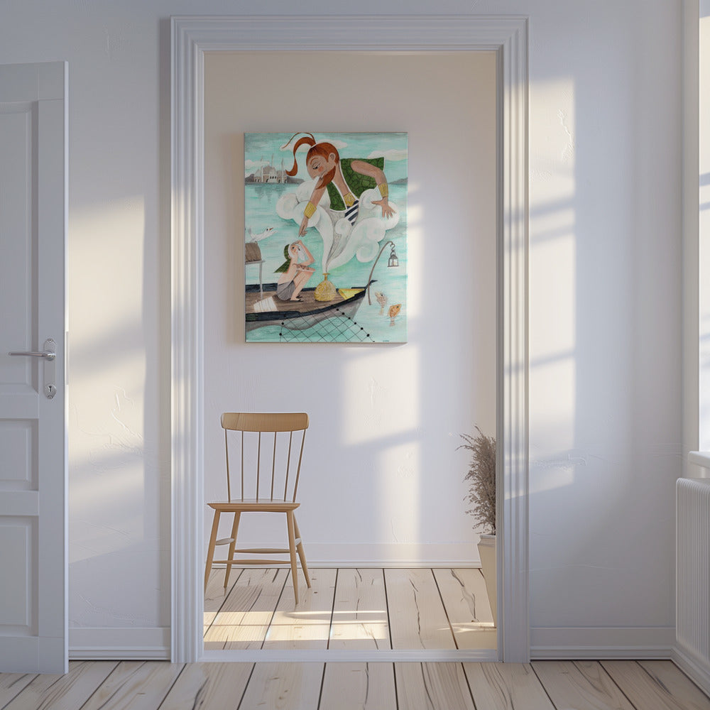 The Fisherman and the Jinni | Canvas