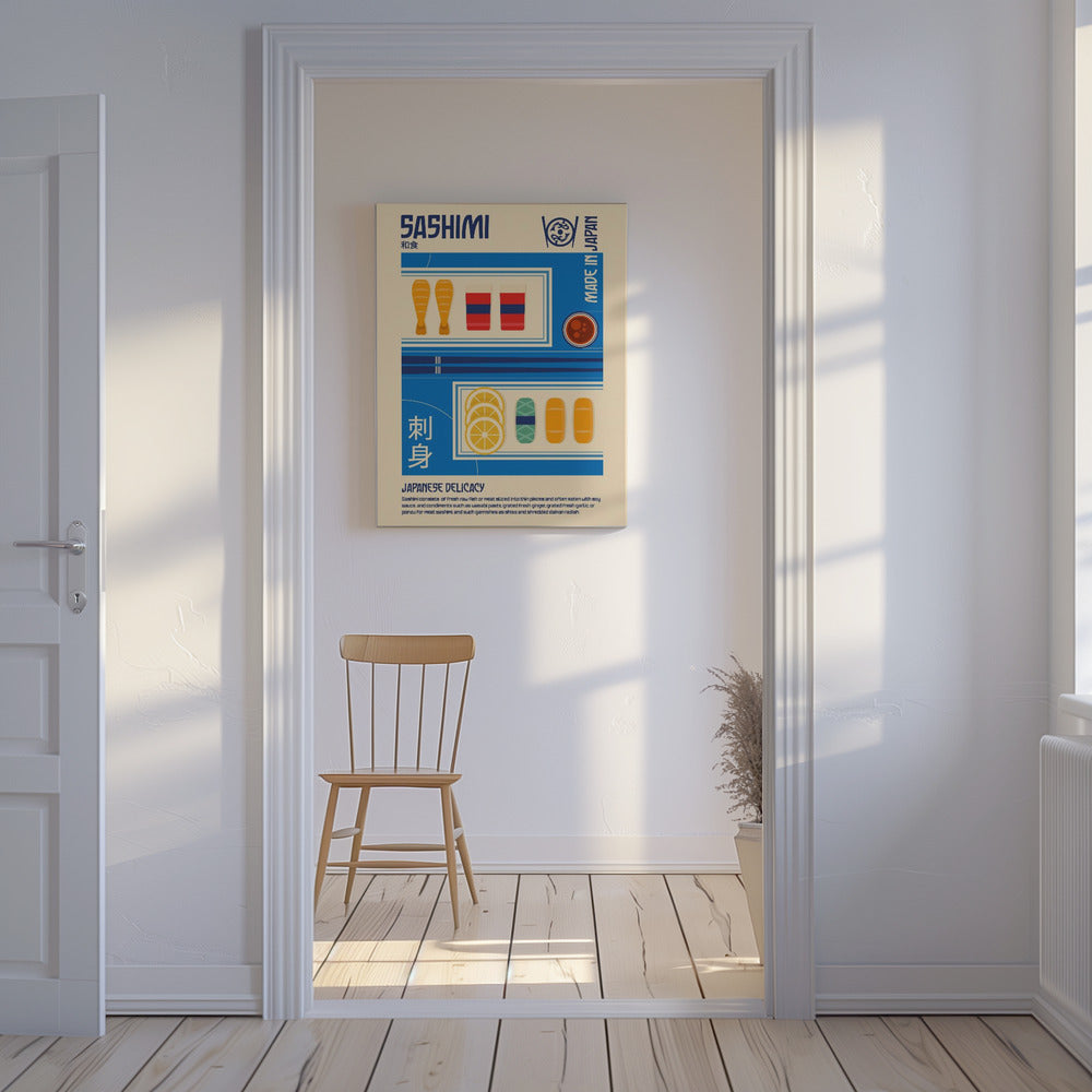 Sashimi Japanese Food Print | Canvas