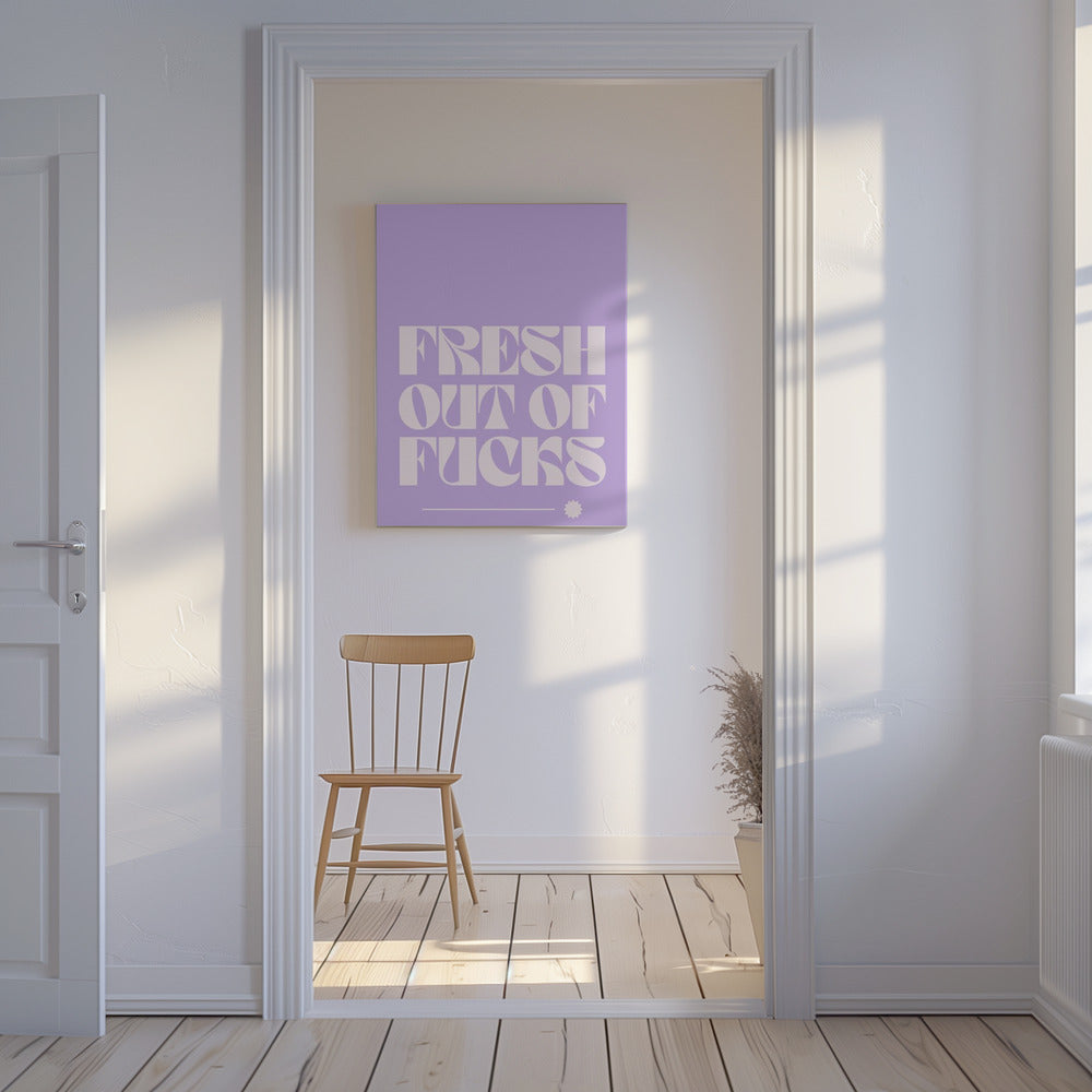 Zero Fucks Given | Canvas